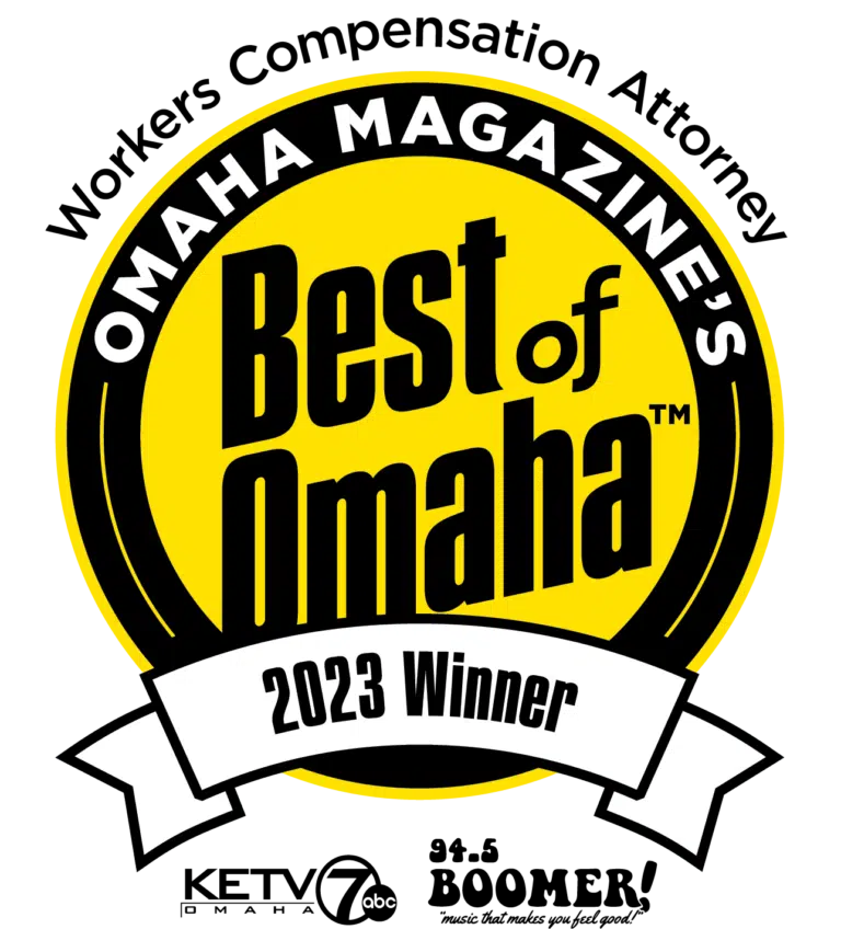 Best of Omaha - Omaha Magazine - Workers Compensation - 2023 Winner Award